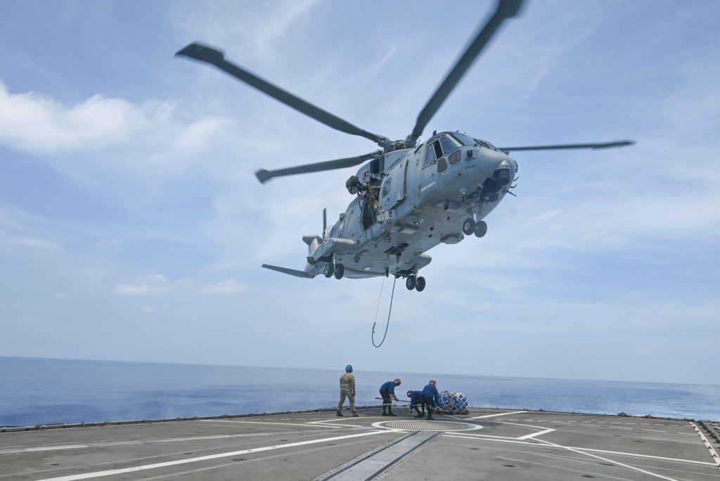 Indian Navy's INS Sahyadri Engages in Maritime Partnership Exercise ...