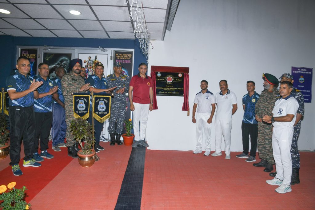 CINCAN Air Marshal Saju Balakrishnan Inaugurates Indoor Stadium and ...