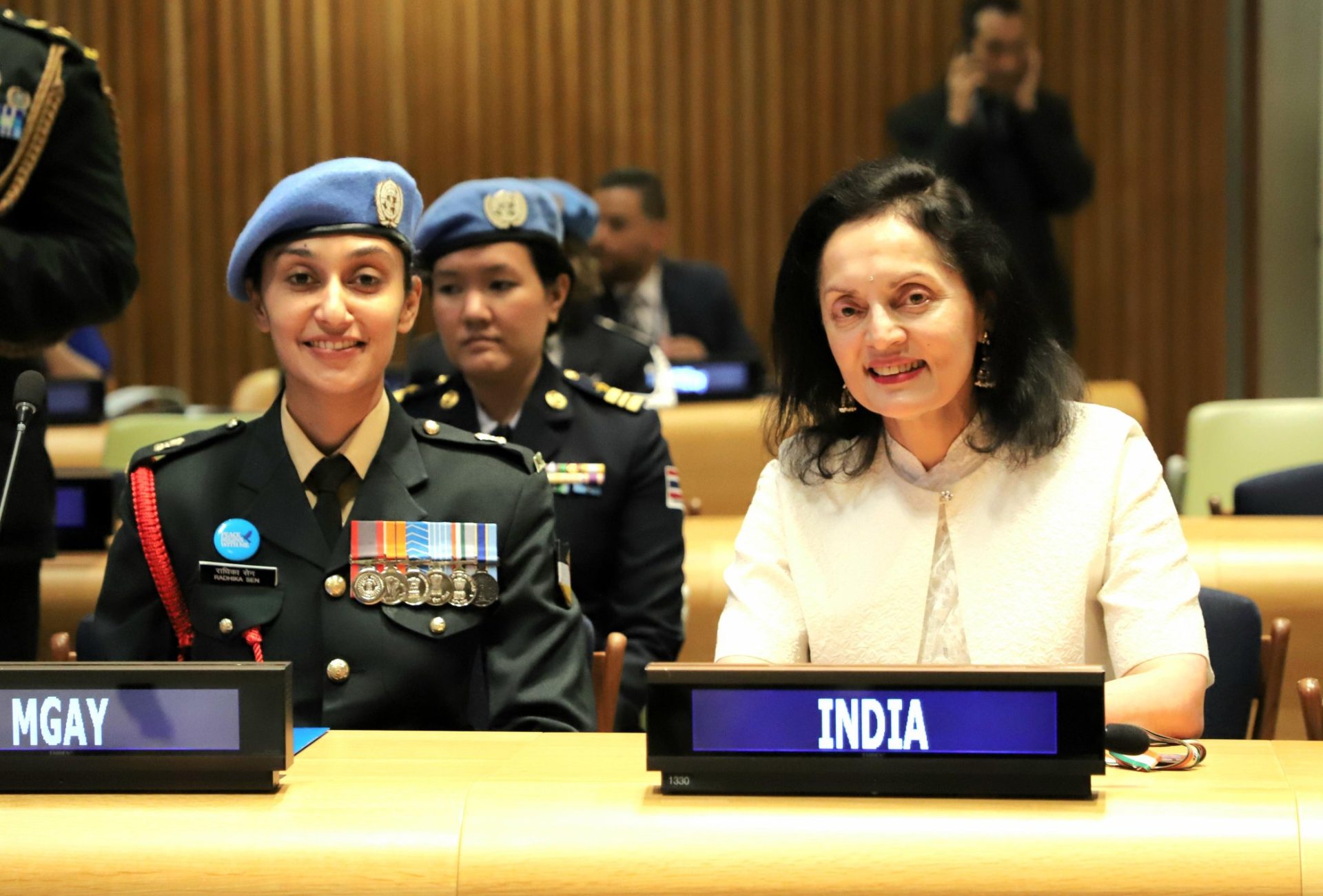 Major Radhika Sen Receives Prestigious 'UN Military Gender Advocate of ...