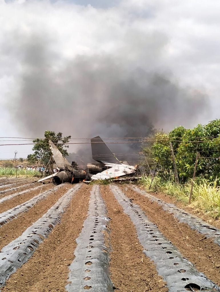 Indian Air Force Sukhoi-30MKI Fighter Jet Crashed in Nashik
