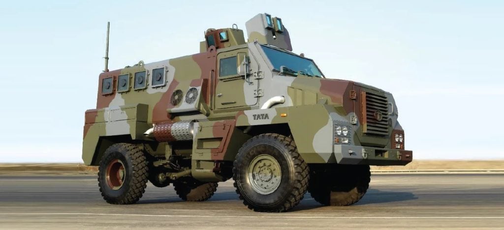 Tata Armoured Personnel Carrier With Mine Protection 4X4