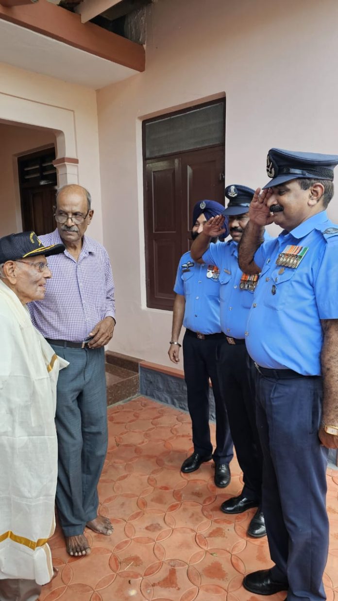 Indian Air Force Celebrates 100th Birthday of Master Warrant Officer TV ...