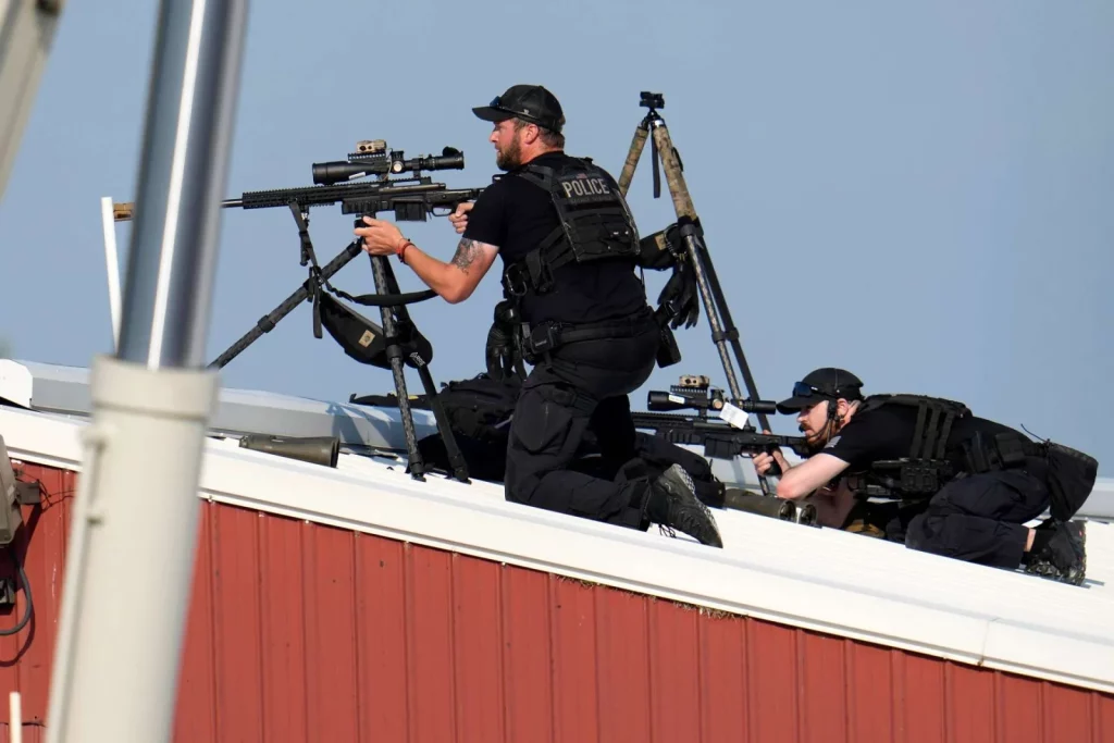 Secret Service Sniper Rifles in Trump Assassination