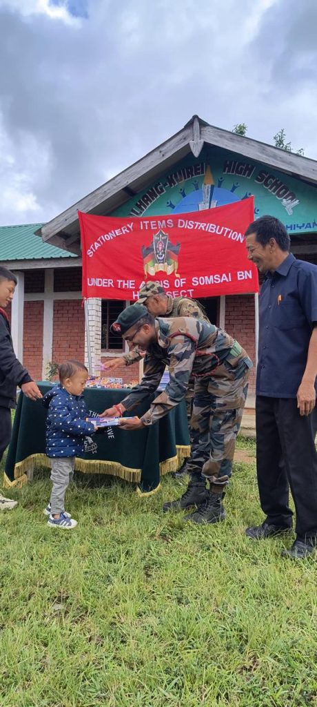 3. ASSAM RIFLES DISTRIBUTES STATIONERY ITEMS TO SCHOOL STUDENTS IN UKHRUL DISTRICT MANIPUR3