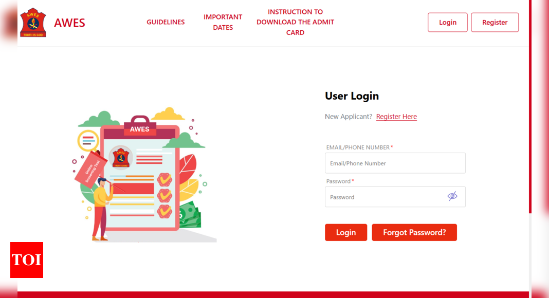 AWES Admit Card 2024 Released; Online Screening Test Scheduled for November 23-24