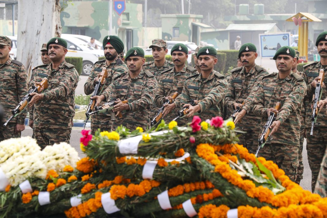 Army Honors Fallen Naib Subedar Rakesh Kumar in Wreath-Laying Ceremony Following Kishtwar Gunfight