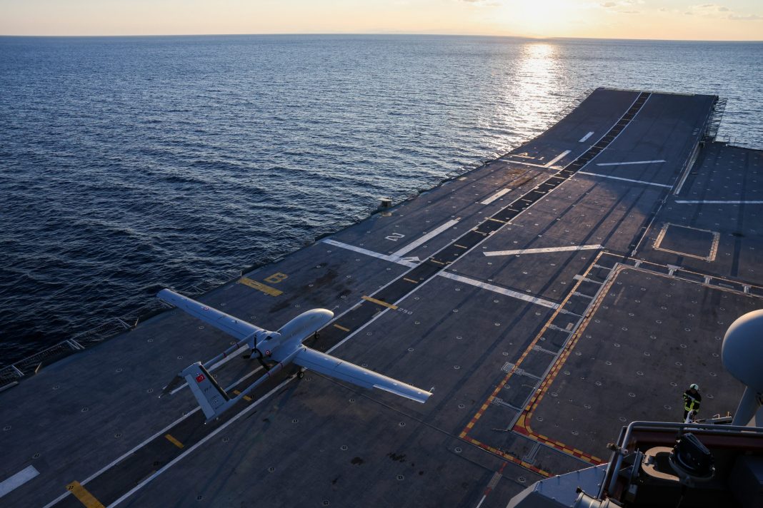 Bayraktar TB3 Drone Achieves Historic First Flight and Landing on TCG Anadolu Ship