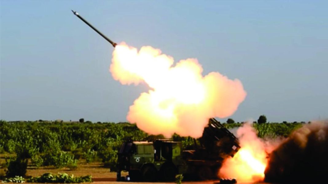 DRDO Completes Successful Flight Tests of Pinaka Rocket System, Enhancing Range to Over 75 km