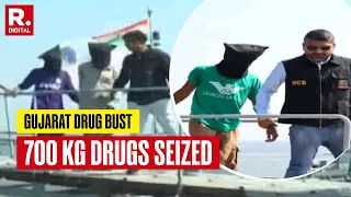 Gujarat Drug Bust: 700 Kg Meth Seized, 8 Foreign Nationals Arrested