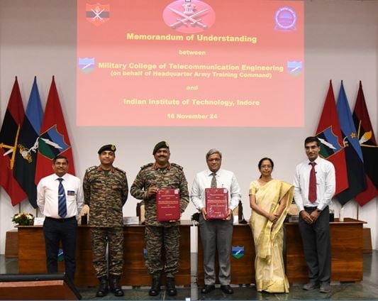 IIT Indore and Indian Army Forge Landmark Partnership to Enhance Military Innovation through MoU