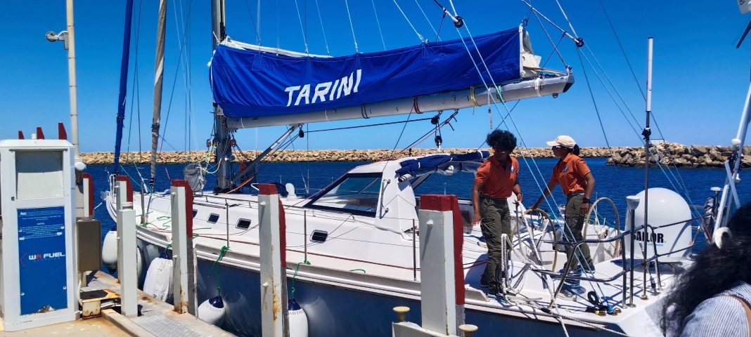 INSV Tarini Embarks on Second Leg of Navika Sagar Parikrama-II Expedition from Australia to New Zealand