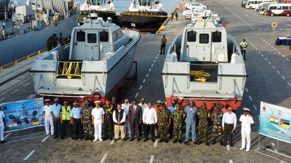 India Gifts Two Fast Interceptor Crafts to Mozambique to Enhance Maritime Security