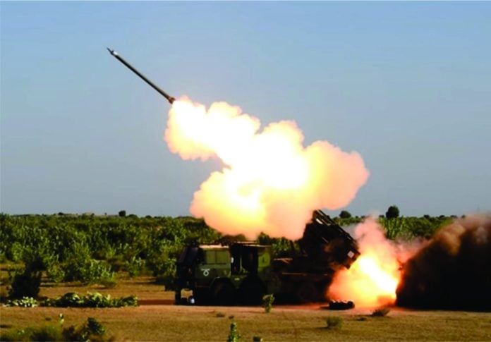 India Successfully Completes Flight Testing of Guided Pinaka Multi-Barrel Rocket Launcher