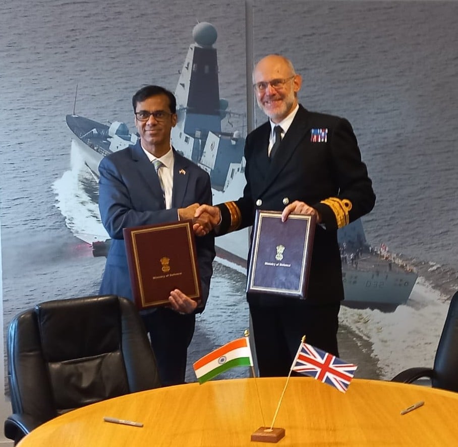 India and UK Sign Agreement for Integrated Electric Propulsion Systems for Naval Cooperation