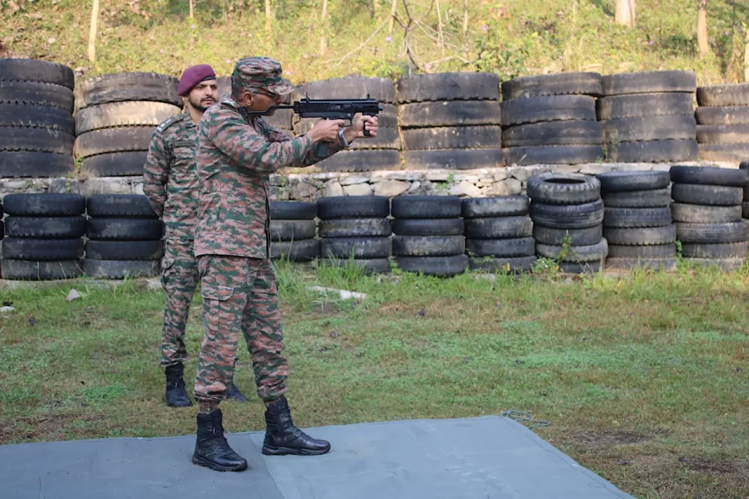 Indian Army Reviews Indigenously Developed Asmi Machine Pistol Following Induction