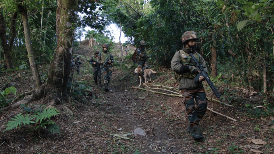 Indian Army and Manipur Police Intensify Search for Missing Construction Worker from Military Station