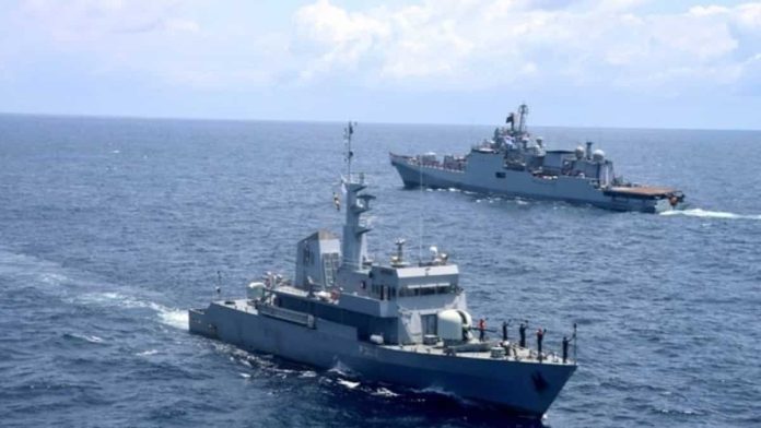 Indian Navy Enhances Presence in Southwest Indian Ocean with Multi-National Naval Exercises