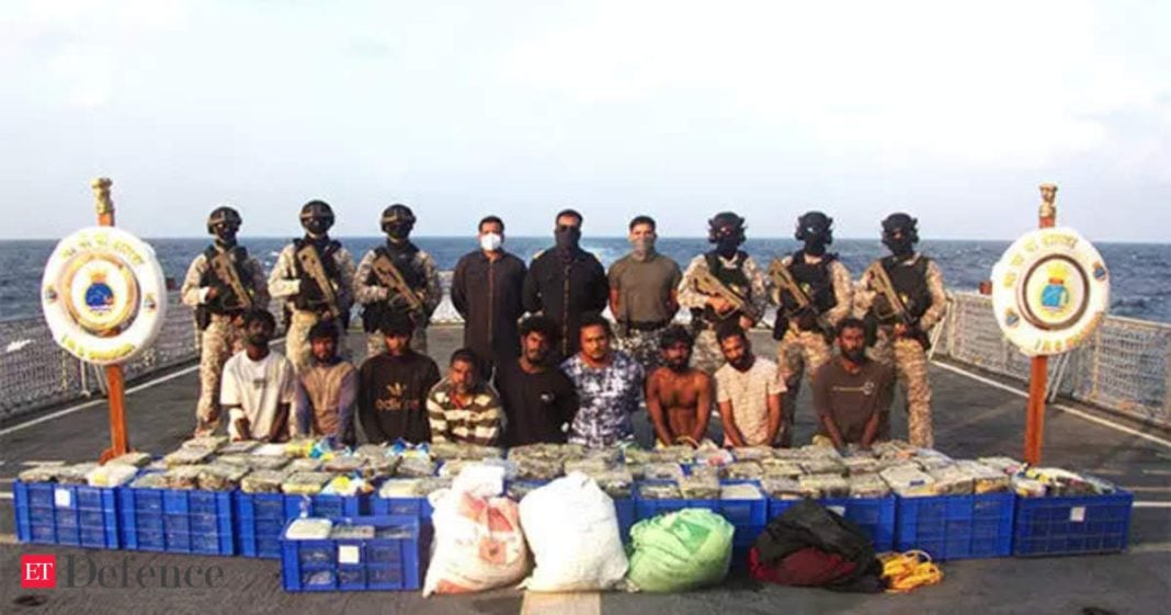 Indian Navy Intercepts Sri Lankan Fishing Boats in Major Drug Bust in Arabian Sea