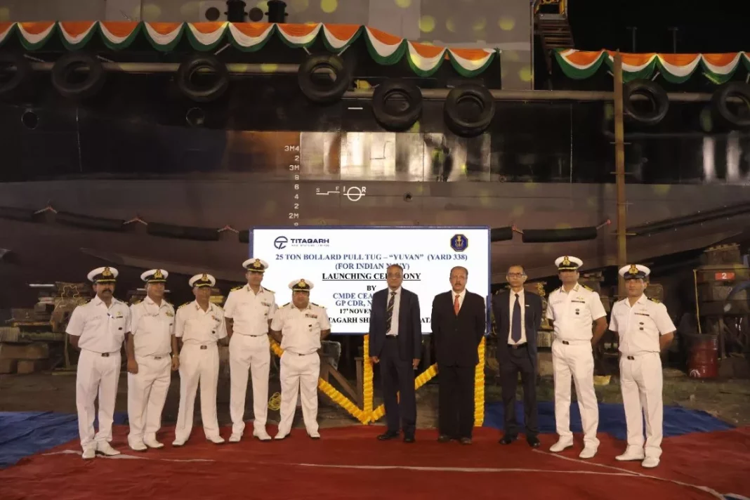 Indian Navy to Receive Six New 25T BP Tugs from Titagarh Rail Systems by 2025