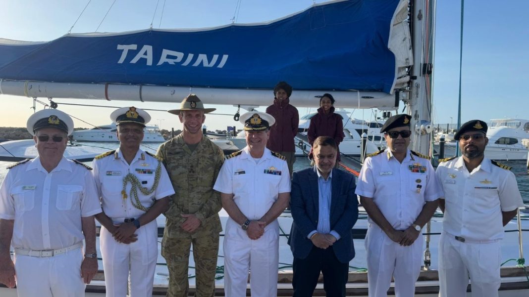 Indian Navy's INSV Tarini Arrives in Fremantle as Part of Navika Sagar Parikrama II