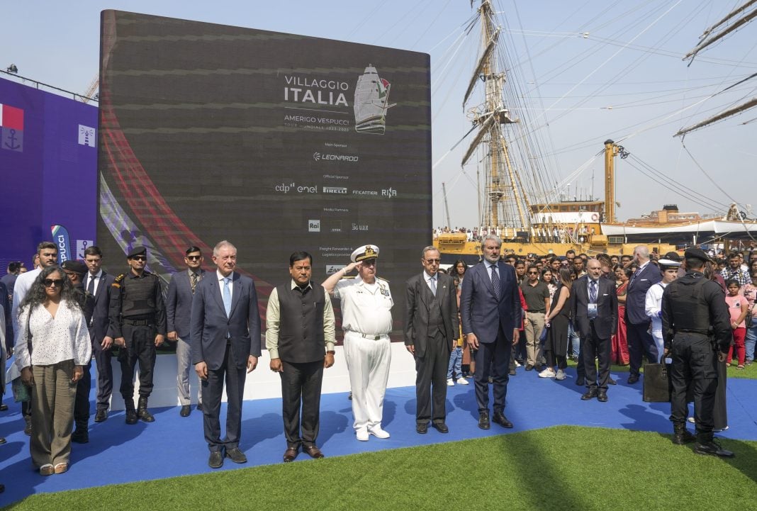 Italian Navy Vice Admiral Meets Indian Counterpart to Enhance Maritime Cooperation in Mumbai