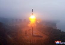 North Korea Claims Successful Test of Newly Developed Solid-Fuel ICBM