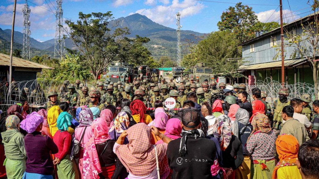 Protests Erupt in Imphal Over Missing Meitei Community Worker as Army Launches Search Operation