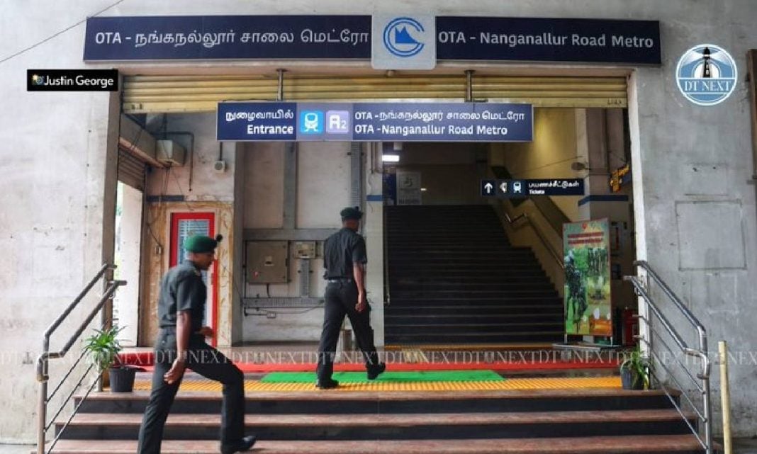 Tamil Nadu Government Renames Nanganallur Road Metro Station to Honor Indian Army, Integrates OTA in Title