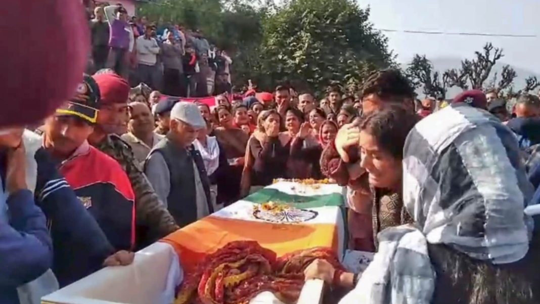 Tributes Paid to Naib Subedar Rakesh Kumar Killed in Action in Jammu and Kashmir