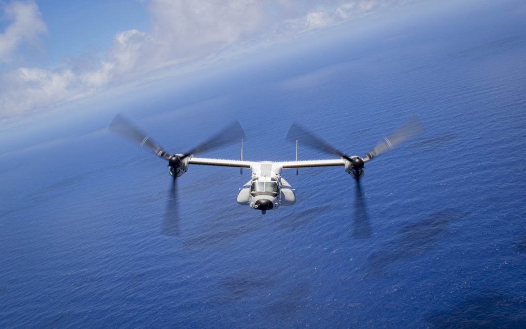 US Navy Inducts First CMV-22B Osprey for Maintenance at Fleet Readiness Center East