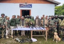 1. JOINT OPERATIONS BY INDIAN ARMY ASSAM RIFLES AND SECURITY FORCES RESULTS IN RECOVERY OF ARMS AND AMMUNITION IN MANIPUR 4