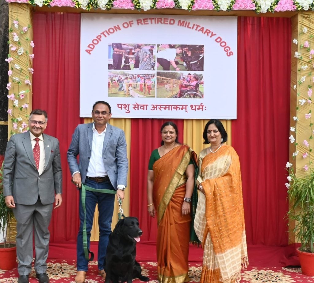 12 Retired Indian Army Dogs Find New Homes and Purpose