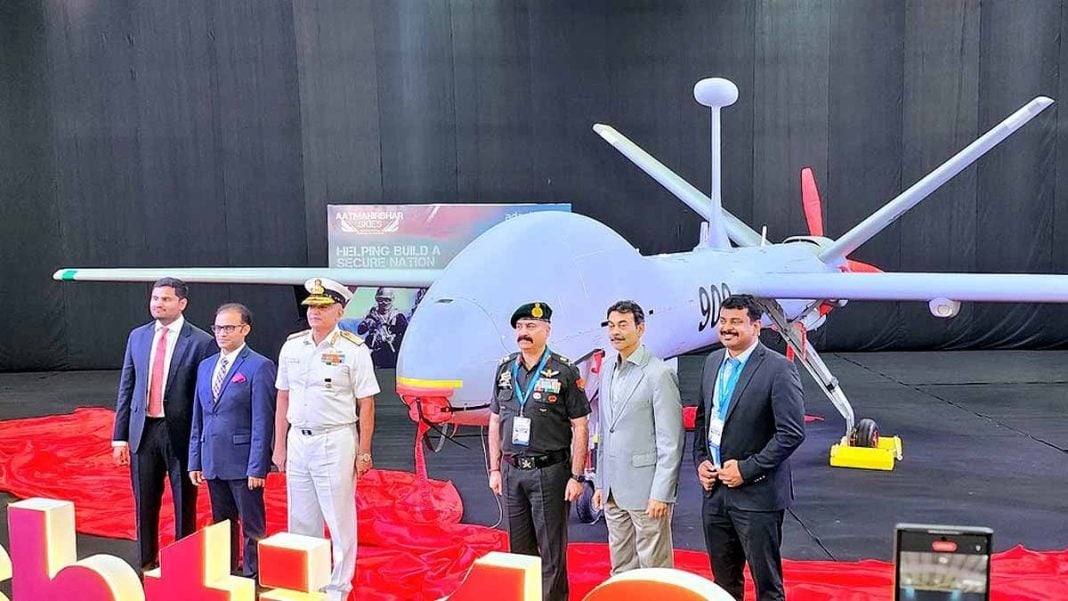 Adani Defence Delivers Second Drishti-10 Starliner Drone to Indian Navy, Boosting Maritime Surveillance Capabilities