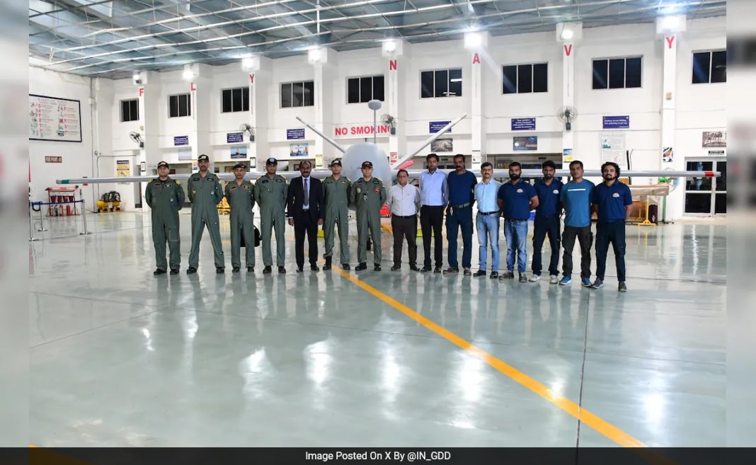 Adani Defence Delivers Second Drishti-10 Starliner Drone to Indian Navy