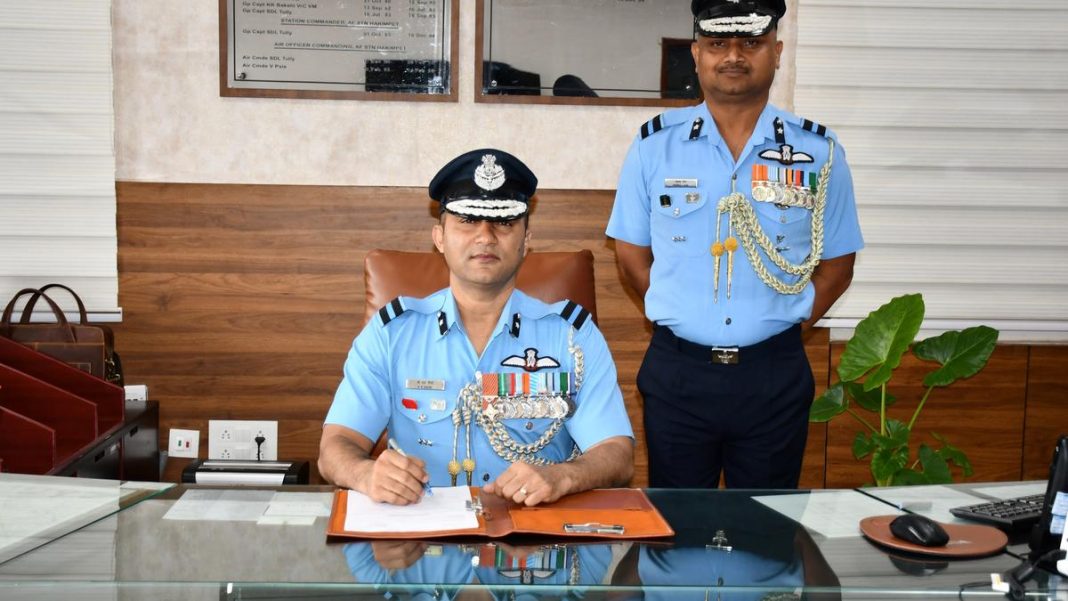 Air Commodore Vikassheel Singh Saini Takes Charge as Air Officer Commanding of Air Force Station Hakimpet