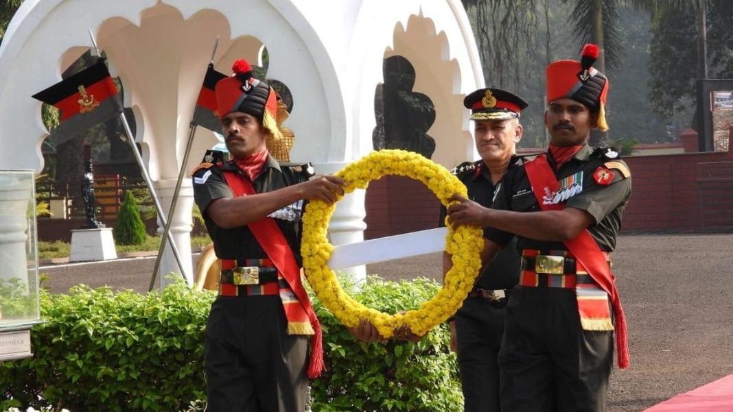 Army Flag Day Celebrated with Reverence at Maratha Light Infantry Regimental Centre