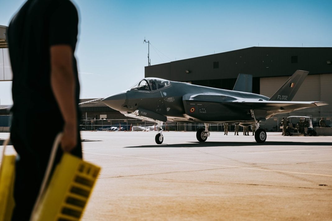 Belgium's First F-35 Aircraft Land at Luke AFB for NATO Training