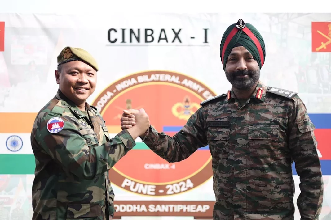 CINBAX-I: Inaugural Cambodia-India Bilateral Army Exercise Concludes in Pune