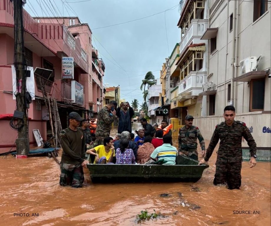 Cyclone Fengal Causes Severe Flooding and Disruption in Tamil Nadu and Puducherry, Prompting Army Rescue Operations