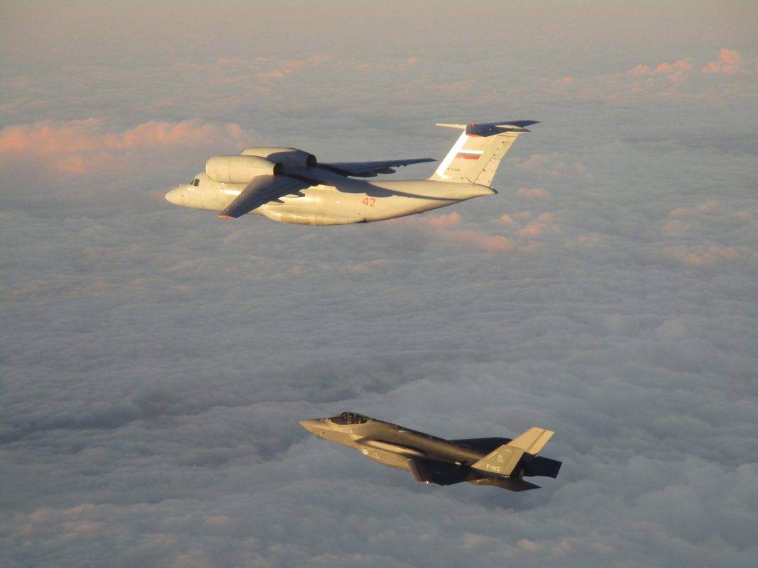 Dutch F-35 Jets Escort Russian Military Aircraft Over Baltic Sea