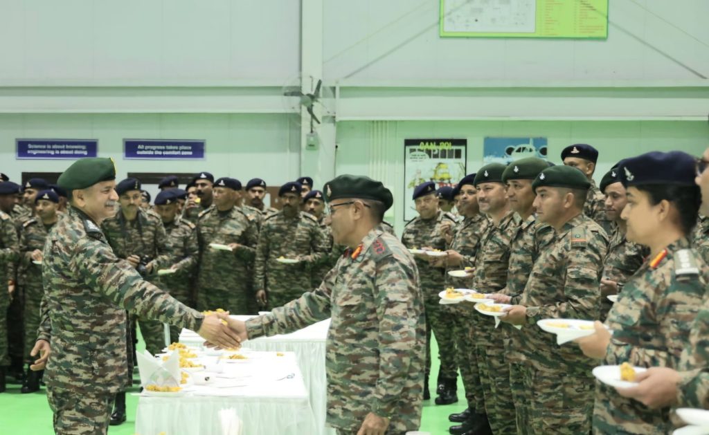 General Upendra Dwivedi Reviews Operations and Encourages Troops During Visit to Dehradun