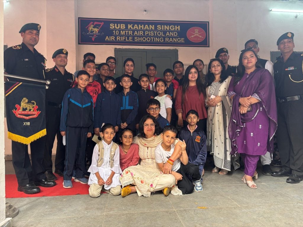 Manu Bhaker Visits Indian Army Bison Division