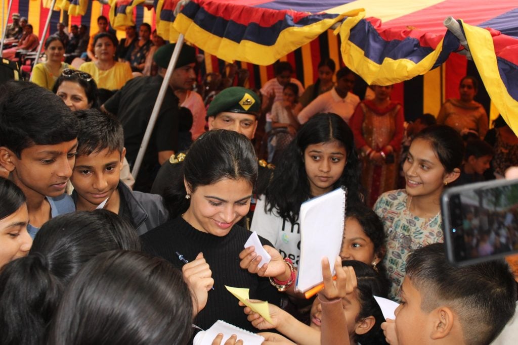 Manu Bhaker Visits Indian Army Bison Division