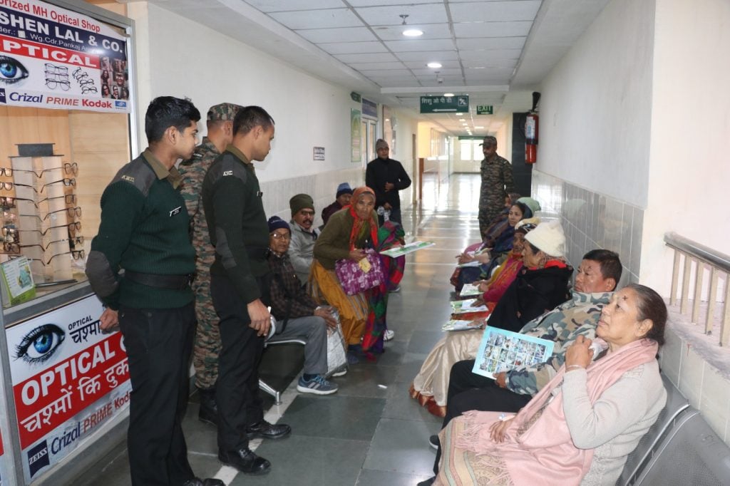 Military Hospital Dehradun Hosts First Ever Free Cataract Screening