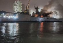 INS Brahmaputra Uprighted After Fire Damage, Set to Resume Operations