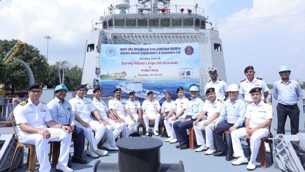 INS Nirdeshak to Be Commissioned as Second Ship of Survey Vessel Project