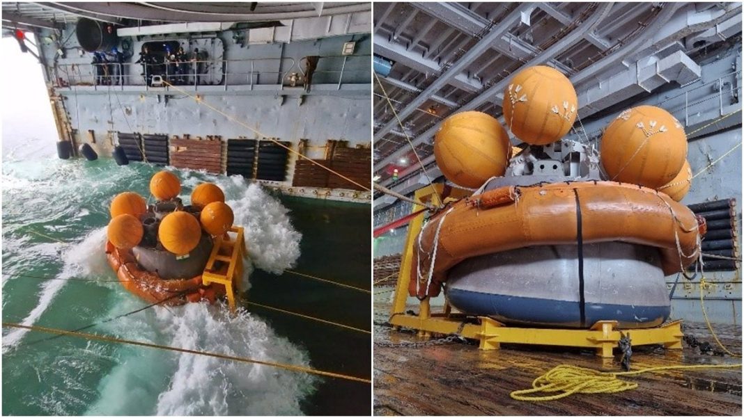 ISRO and Indian Navy Successfully Conduct Well Deck Recovery Trials for Gaganyaan Mission