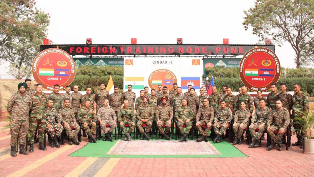 Inaugural CINBAX Exercise Between Indian and Cambodian Armies Kicks Off in Pune