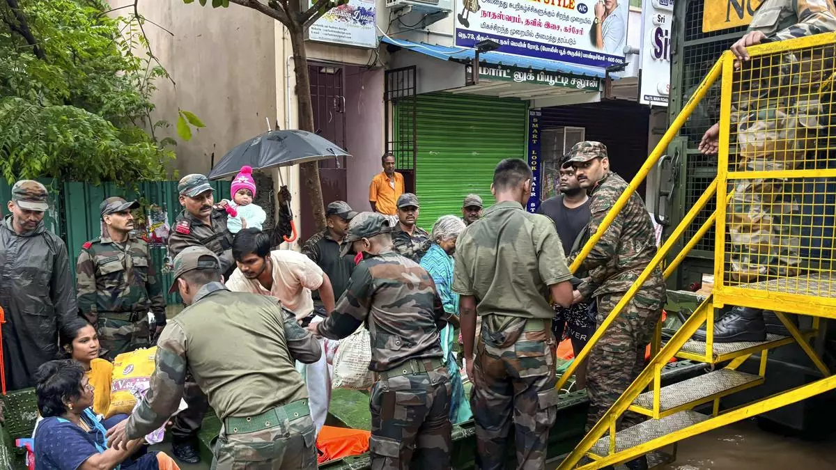 Indian Army Mobilizes for Flood Rescue Operations in Puducherry Amid