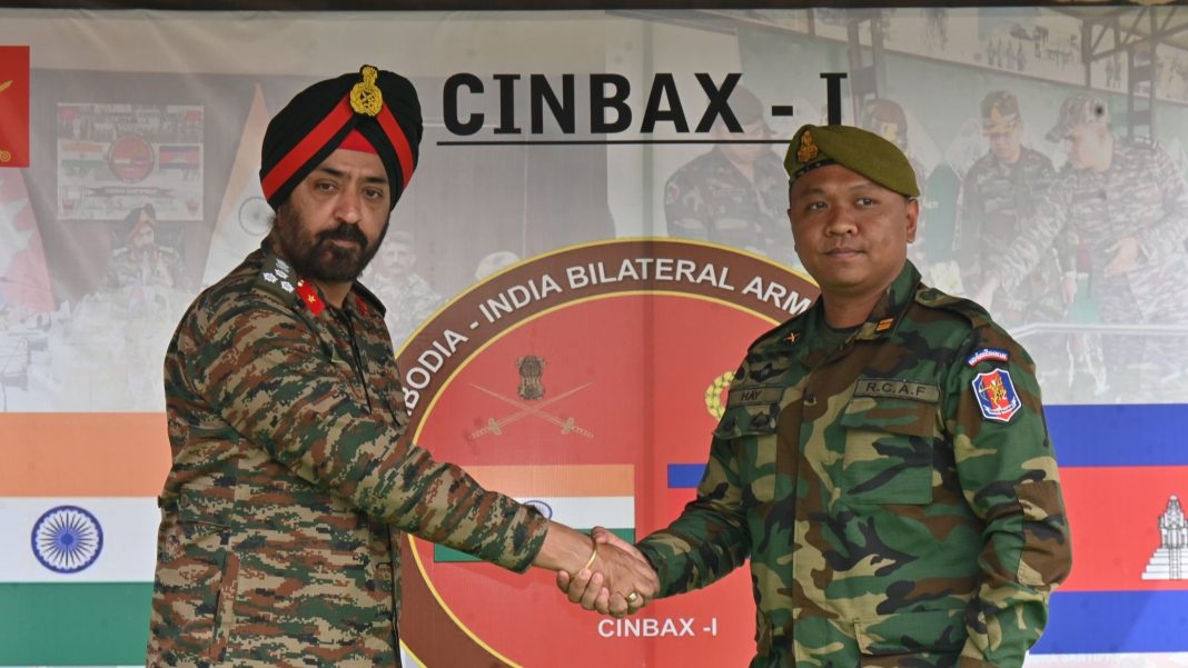 Indian and Cambodian Armies Launch First-Ever Joint Tabletop Exercise CINBAX in Pune